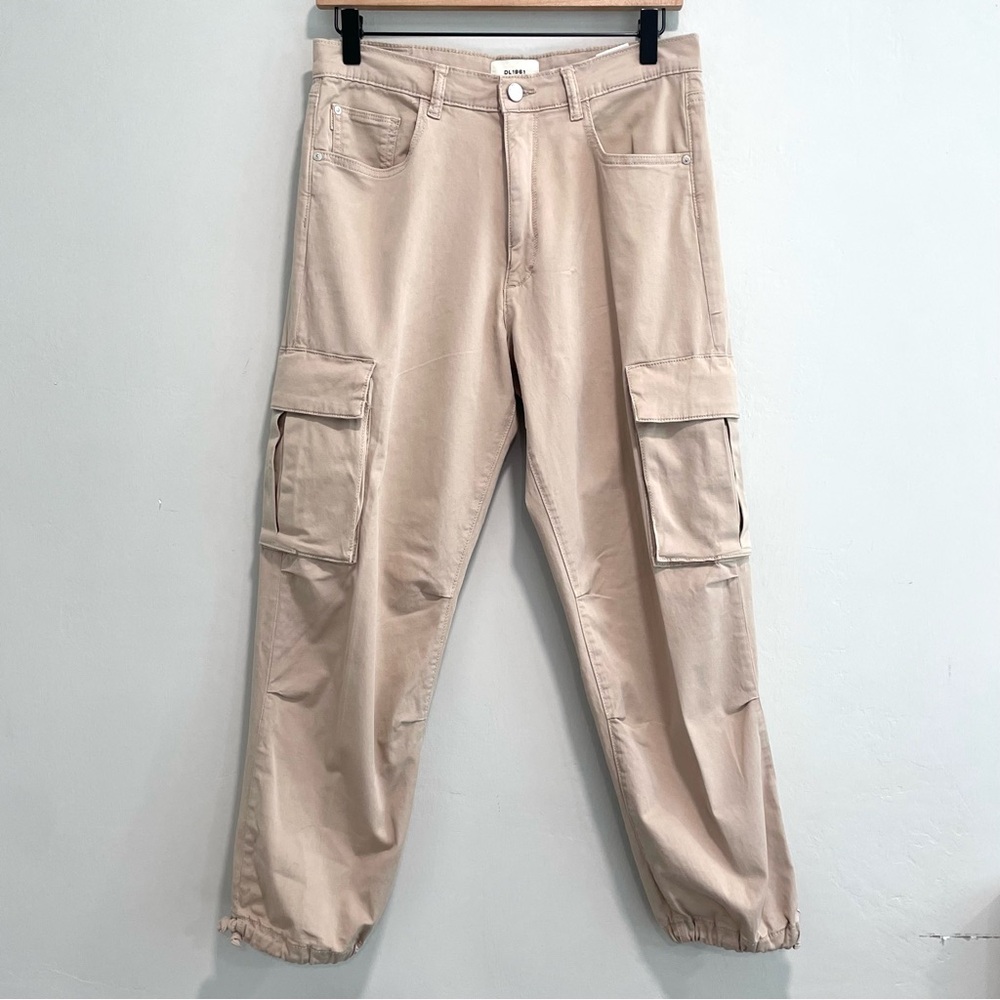 DL1961 Gwen Cargo Kahki Crop Pants
